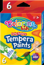 Temperové barvy sada Colorino 6 barev po 12ml foto